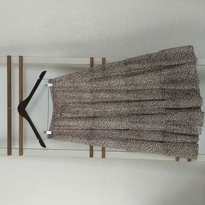 Aerie Leopard print skirt